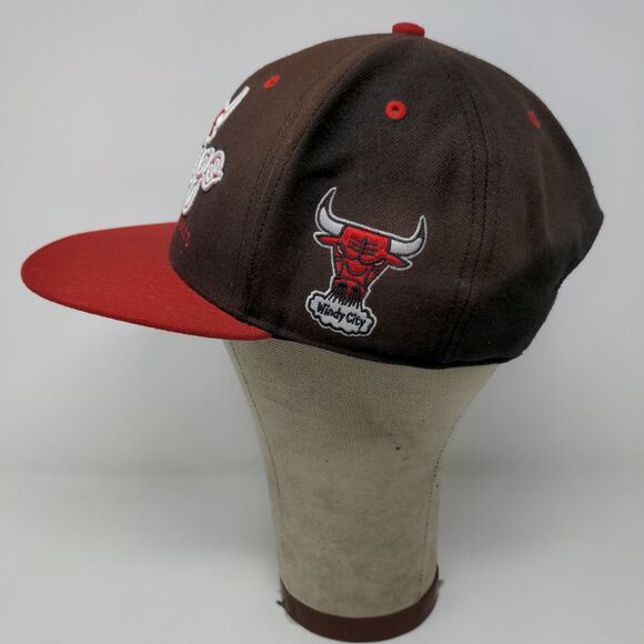 '47 Brand Chicago Bulls Snapback Hat Black Rack One Size Embroidered Logo - Picture 5 of 13